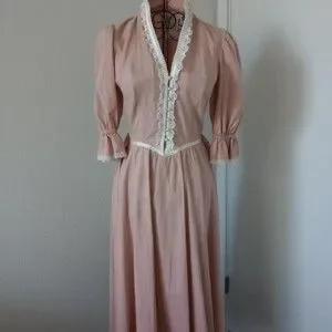 Gunne Sax | Dresses | Vintage 7s Gunne Sax Jessica Mcclintock Lace ...